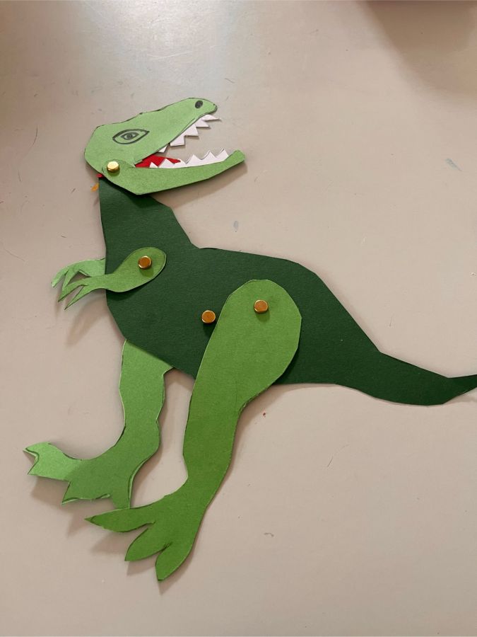 Basteln Dino